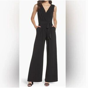 Vince Camuto Black Wide-Leg Jumpsuit Wmns M